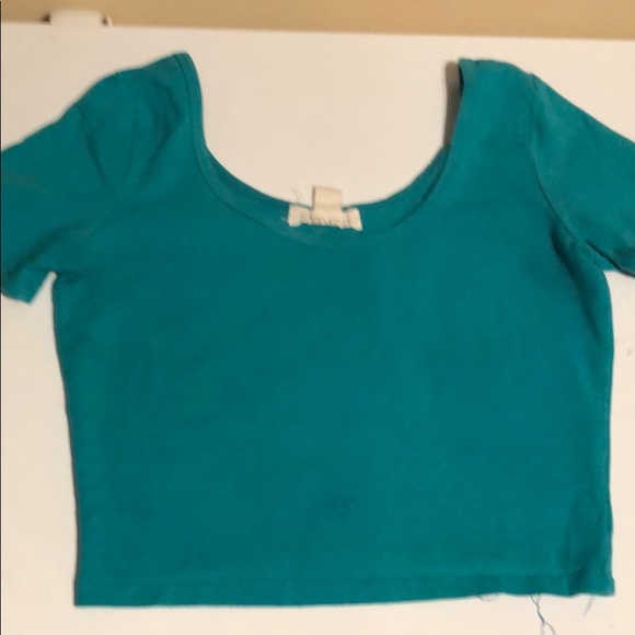 Turquoise crop top - Picture 2 of 2